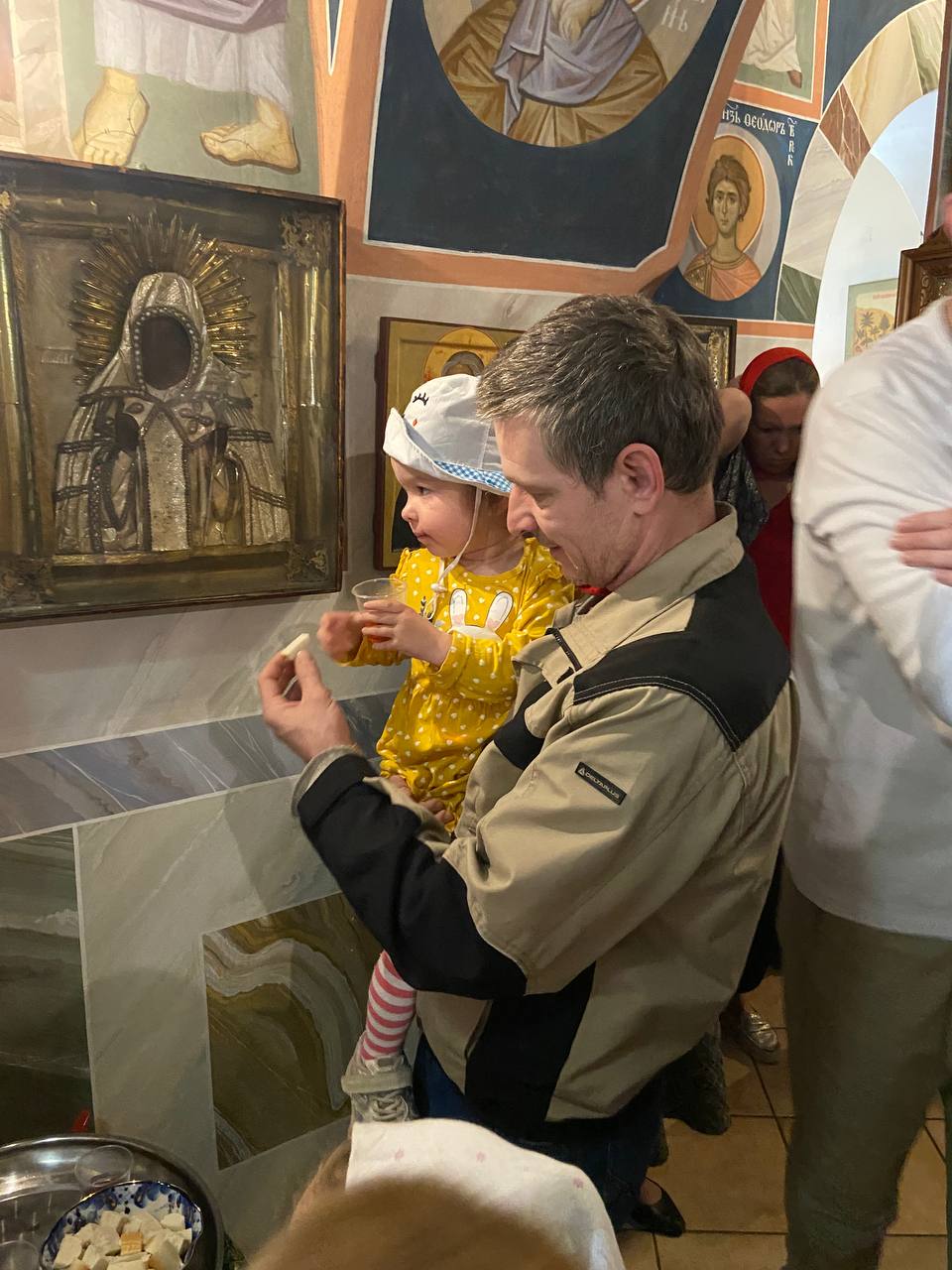 Литургия в Знаменской церкви